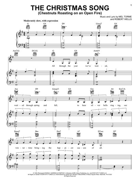 The Christmas Song (Chestnuts Roasting On An Open Fire) - Full Score
